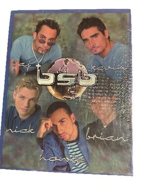 Vtg Backstreet Boys 2000 Sealed Stationary Box Journal Notebooks Pencils & More